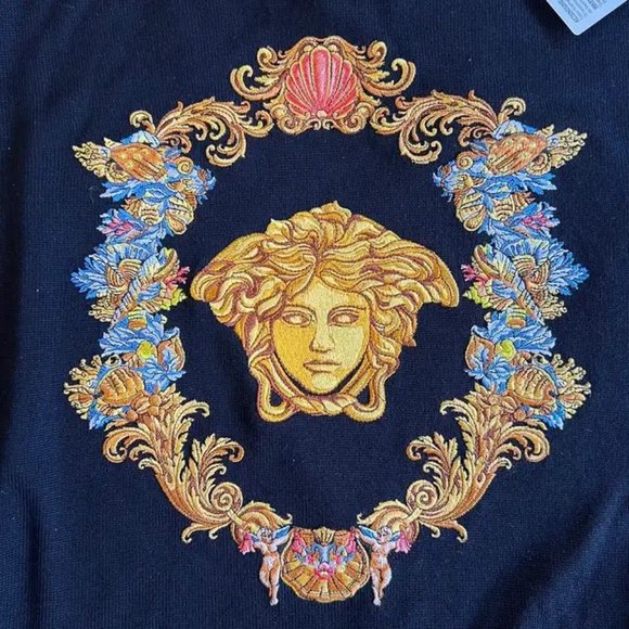 Versace Medusa sweater M $1150 - Picture 2 of 5